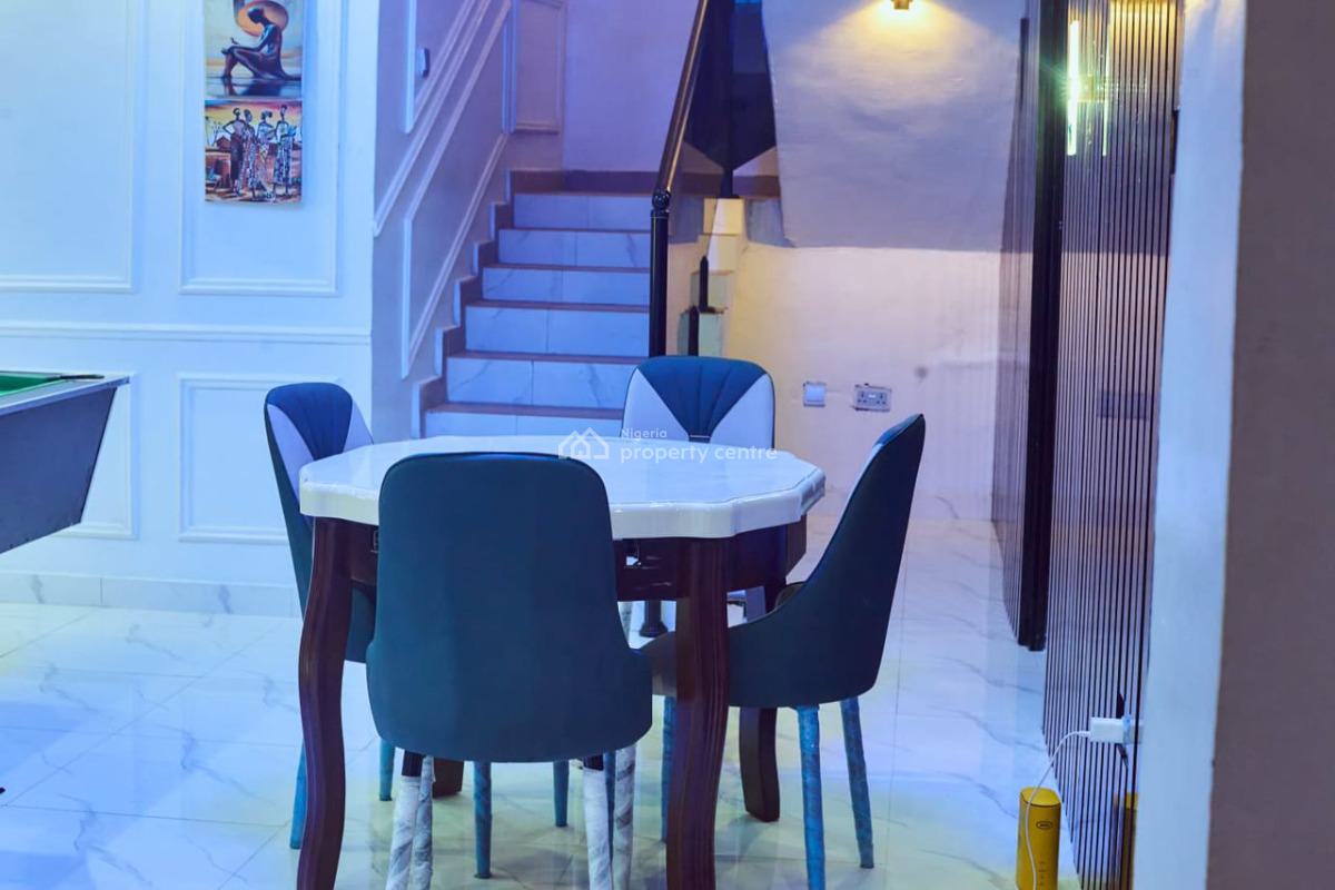 Fully Furnished 4 Bedroom Duplex +bq  with 24hrs Power (inverter)., Oribanwa Phase 2, Ibeju Lekki, Lagos, House for Rent