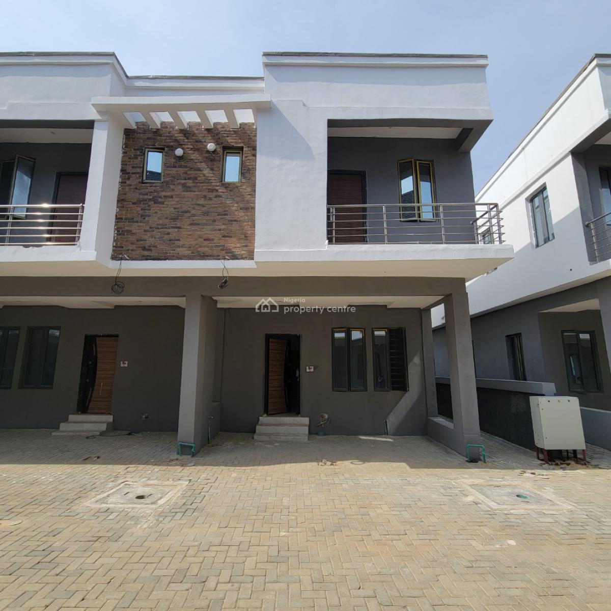 Amazing 4 Bedroom Terrace Duplex Within a Secured Estate, Ajah, Lagos, House for Sale