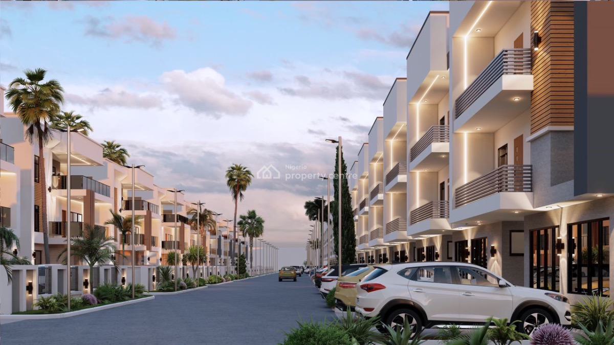 4 Bedrooms Terrace Duplex with Bq, Karsana, Abuja, Terraced Duplex for Sale