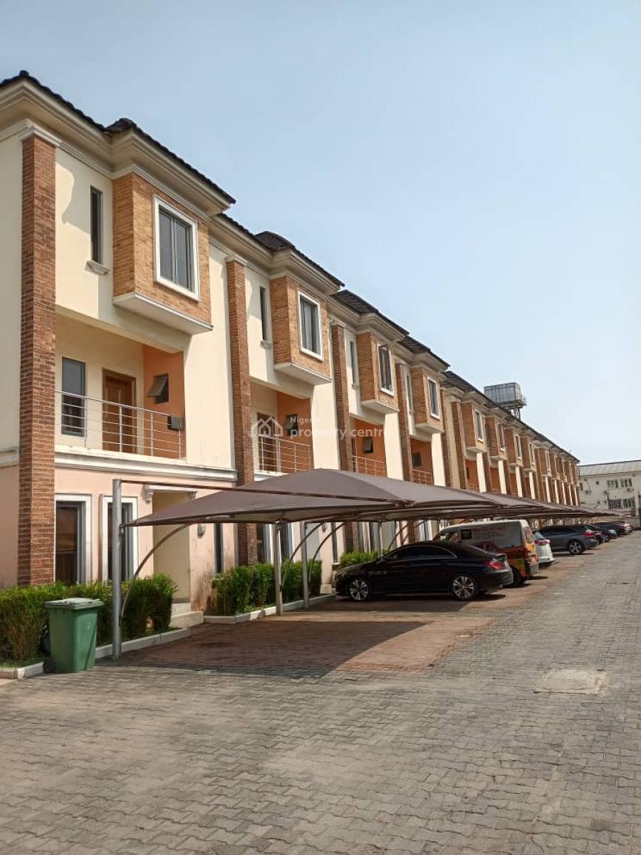 Spacious 4 Bedroom Terrace Duplex with a Room Bq, Chevron Alternative, Lekki, Lagos, Terraced Duplex for Sale