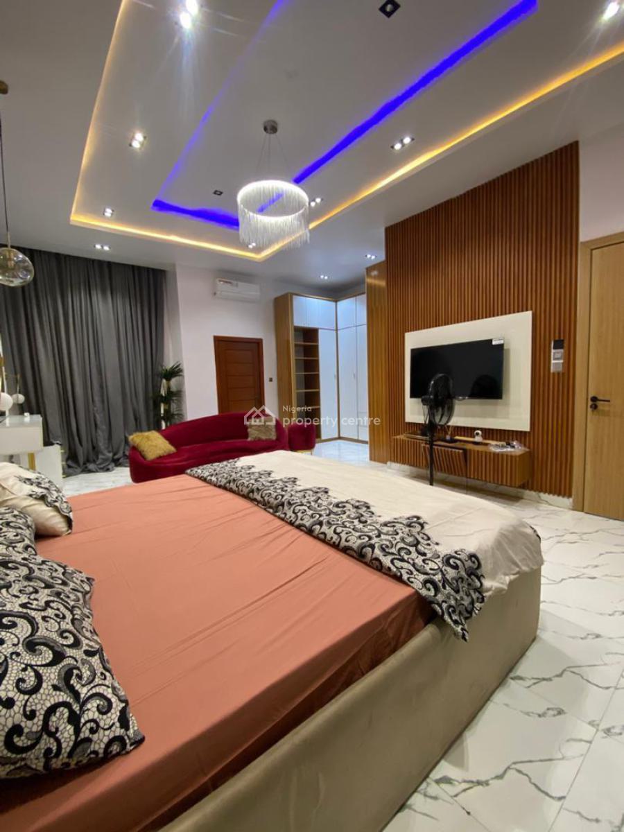 Luxury Furnished 4 Bedroom Semi Detached  Self Compound (airbnb Allowed), Orchid Road Before Roundabout, Lekki, Lagos, Semi-detached Duplex for Rent