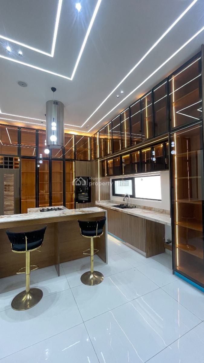 5 Bedroom Fully Detached Luxurious, Massive   Duplex  + Gym + Bq, Ikota, Lekki, Lagos, Detached Duplex for Sale