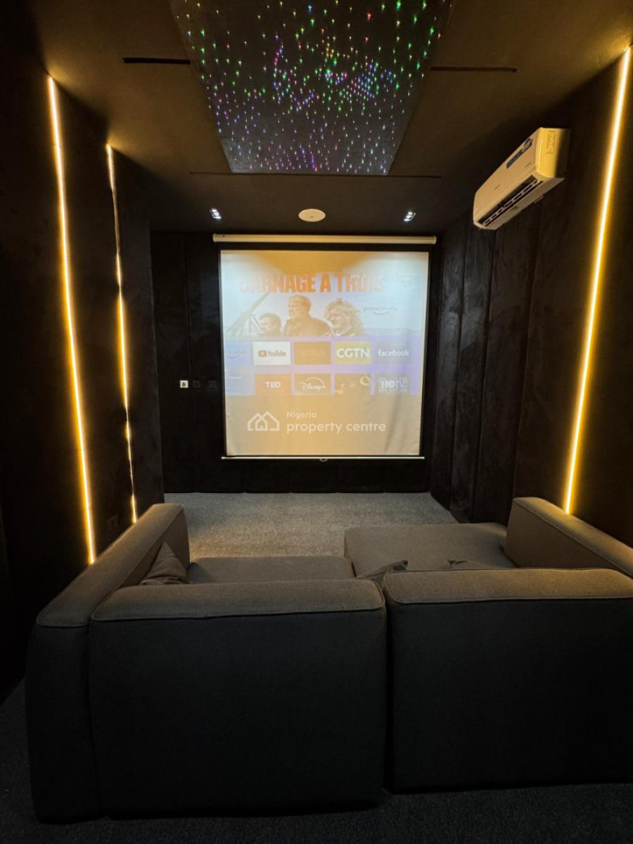 Brand New Luxury & Spacious 1 Bedroom with Cinema , Ps5 , Gym and Pool, Mathew Osamwen Estate, Ologolo, Lekki, Lagos, Flat / Apartment Short Let