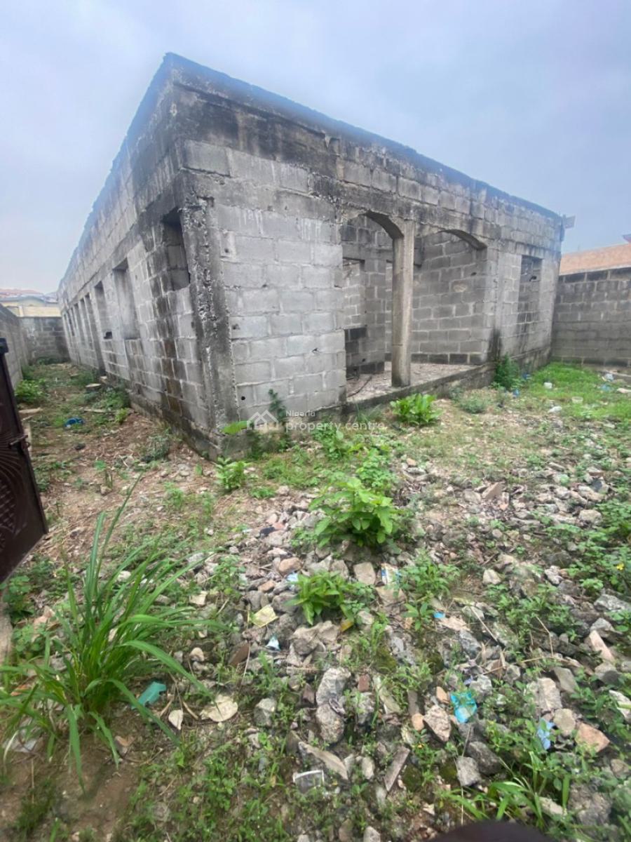 Uncompleted 2 Bedroom and 2 Units Mini Flats, Back of County Aguda, Ogba, Ikeja, Lagos, Detached Bungalow for Sale