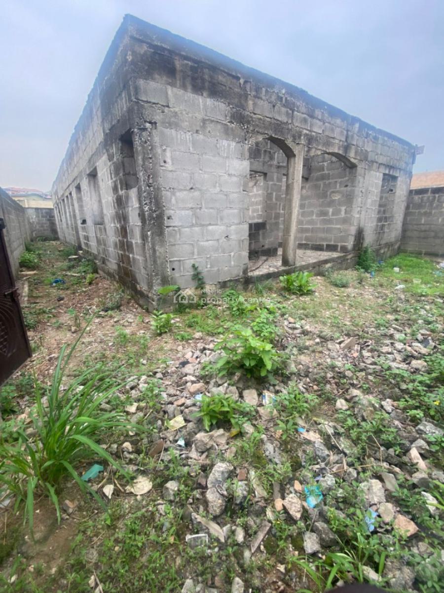 Uncompleted 2 Bedroom and 2 Units Mini Flats, Back of County Aguda, Ogba, Ikeja, Lagos, Detached Bungalow for Sale