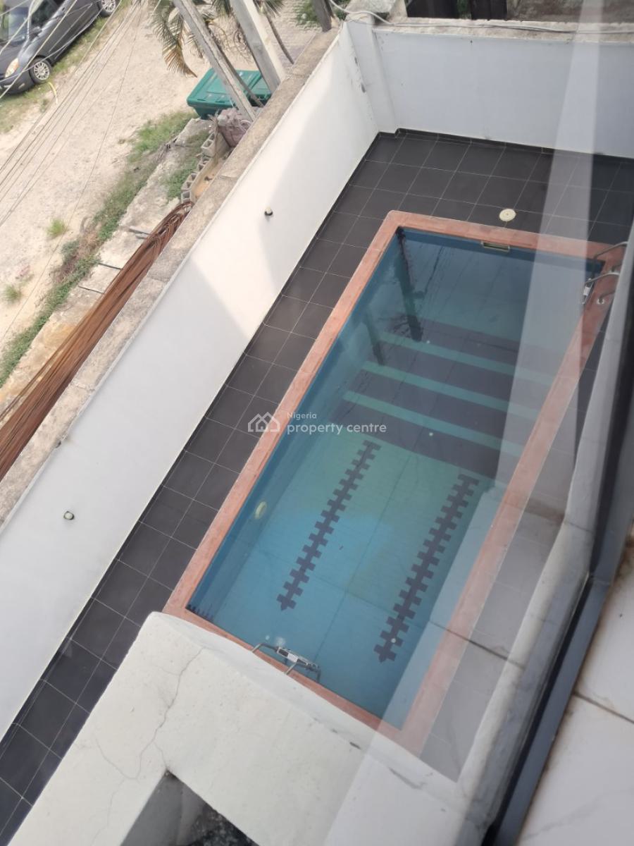 Newly Built 4-bedroom Terrace Duplex with Bq, New Road Alpha Beach, Chevron, Lekki, Lagos, Terraced Duplex for Rent