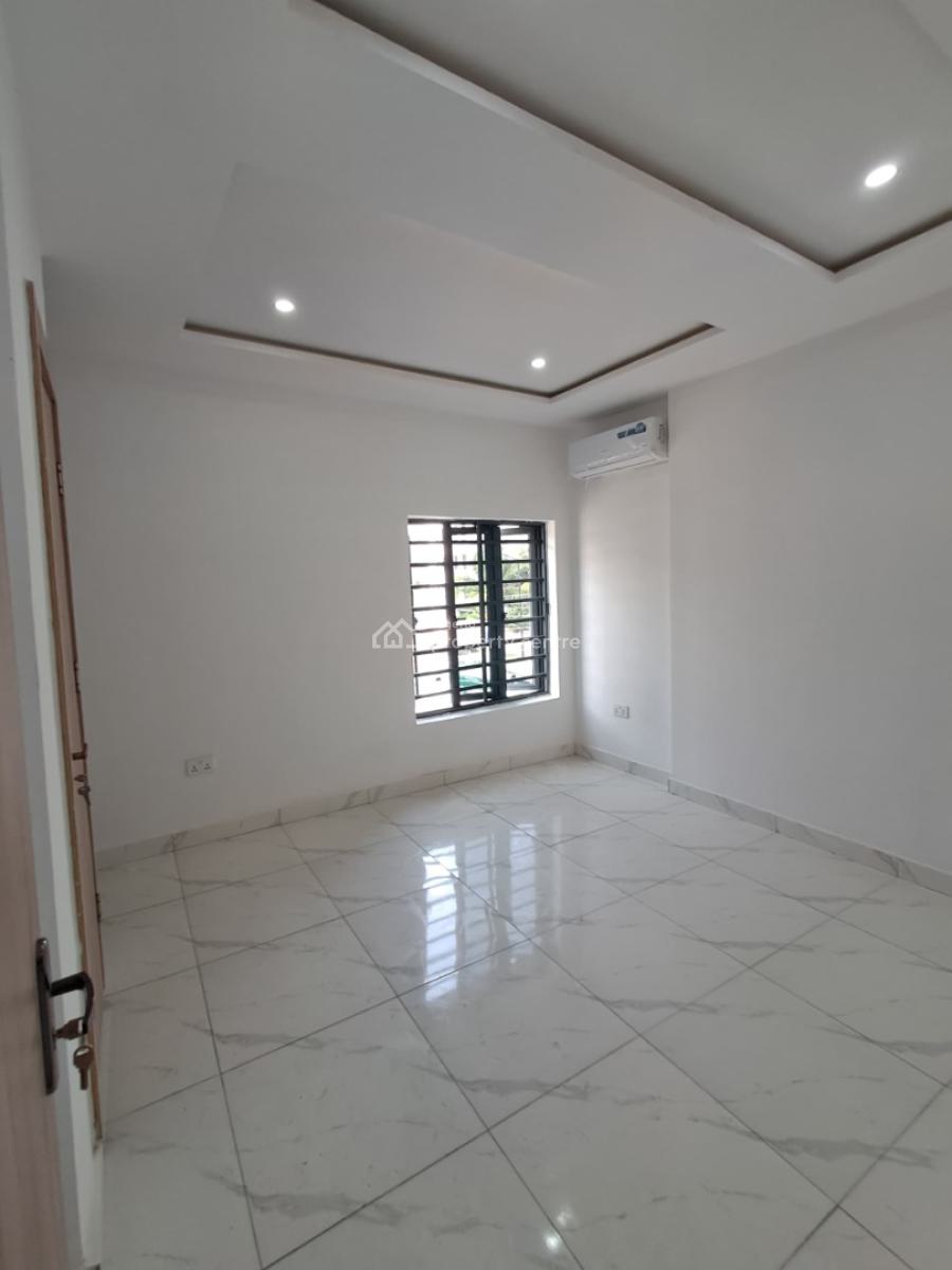 Newly Built 4-bedroom Terrace Duplex with Bq, New Road Alpha Beach, Chevron, Lekki, Lagos, Terraced Duplex for Rent