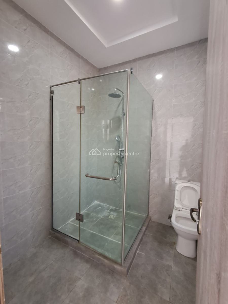 Newly Built 4-bedroom Terrace Duplex with Bq, New Road Alpha Beach, Chevron, Lekki, Lagos, Terraced Duplex for Rent