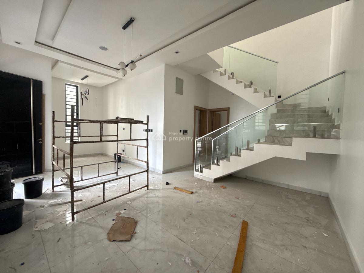 Newly Built 4 Bedrooms Semi-detached House with Self Compound, Chevron, Lekki, Lagos, Semi-detached Duplex for Rent