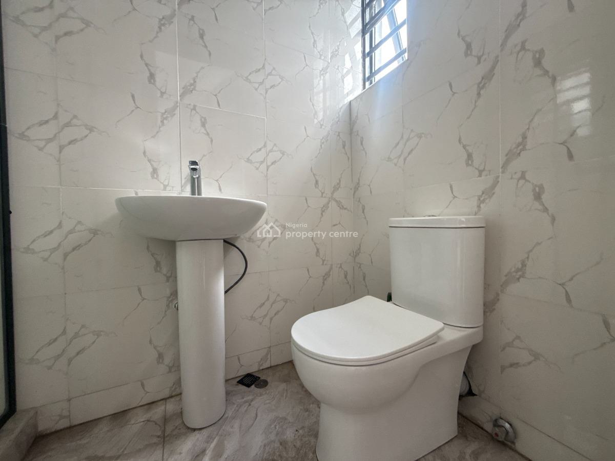 Newly Built 4 Bedrooms Semi-detached House with Self Compound, Chevron, Lekki, Lagos, Semi-detached Duplex for Rent