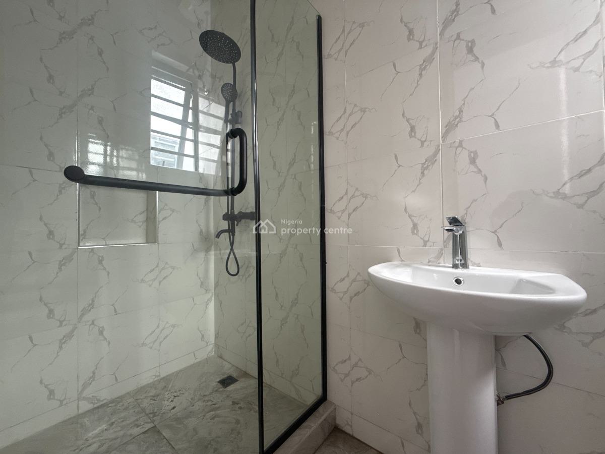 Newly Built 4 Bedrooms Semi-detached House with Self Compound, Chevron, Lekki, Lagos, Semi-detached Duplex for Rent