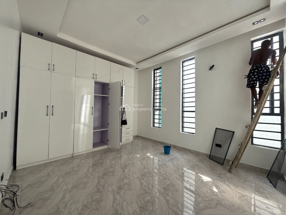 Newly Built 4 Bedrooms Semi-detached House with Self Compound, Chevron, Lekki, Lagos, Semi-detached Duplex for Rent