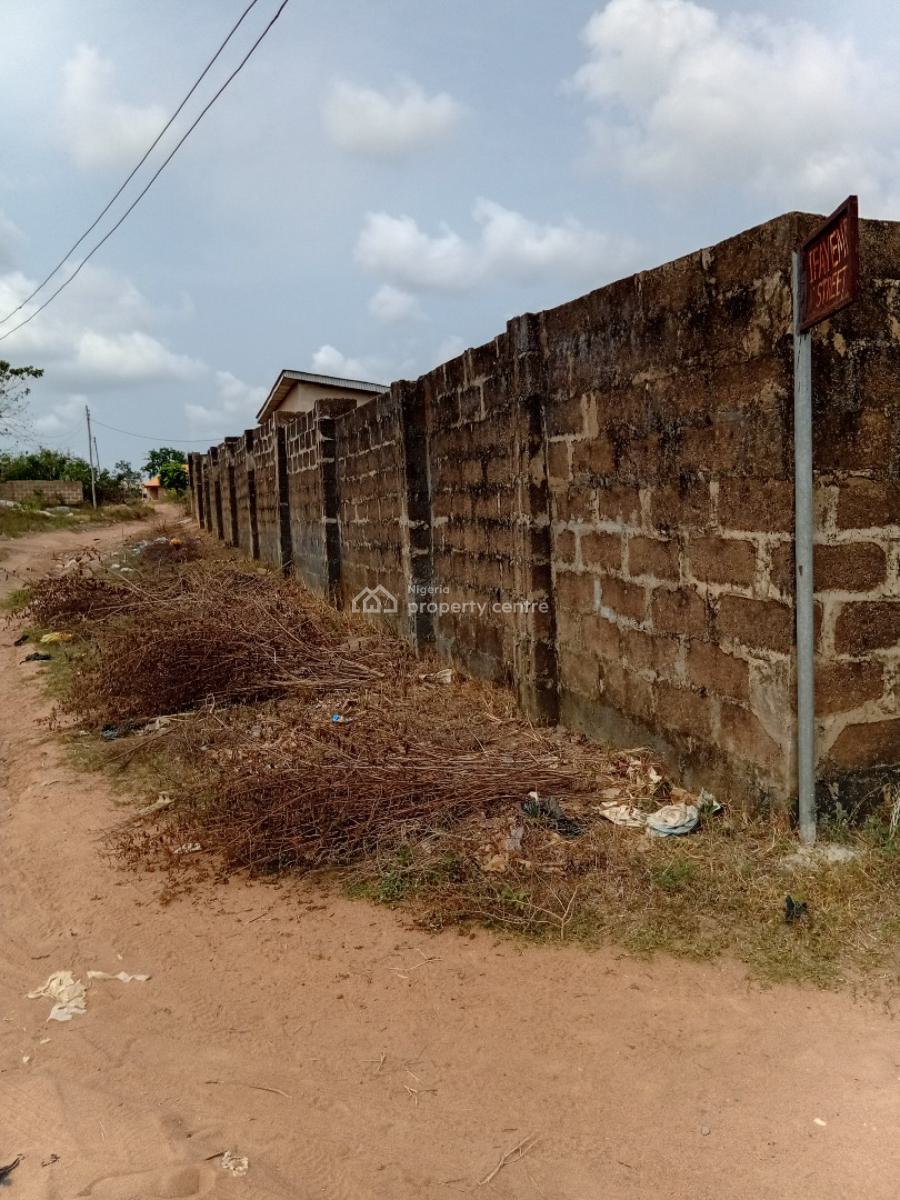 Corner Plot of Land Fenced and Gated, Owo Agbara Estate, Obada, Abeokuta South, Ogun, Residential Land for Sale