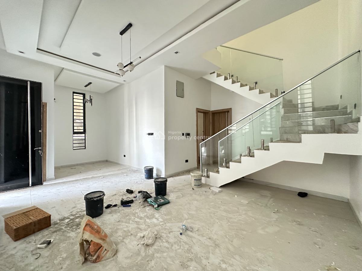 Elegant 4 Bedroom Semi-detached Duplex with Bq, Chevron Tollgate, Lekki, Lagos, Semi-detached Duplex for Sale