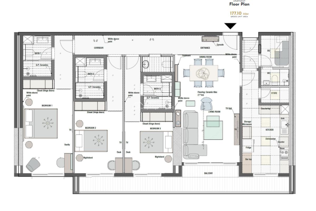 Hi-tech Smart Unit, High Rise Canal View 3 Bedroom Flat, Victoria Island, Eko Atlantic City, Lagos, Flat / Apartment for Sale