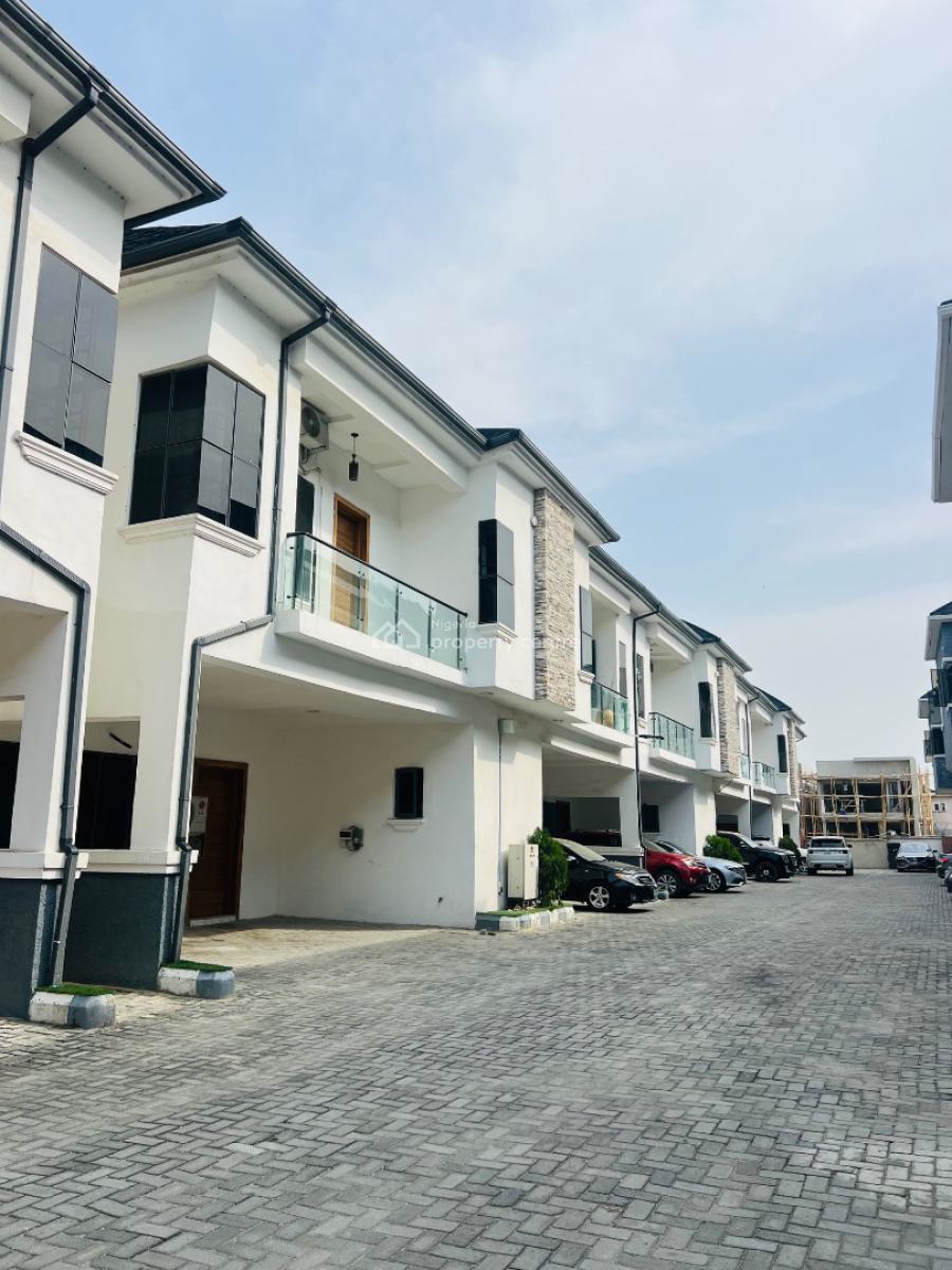 Tastefully Built 4bedroom Terrace Duplex, Orchid Road, Lekki, Lagos, Terraced Duplex for Rent
