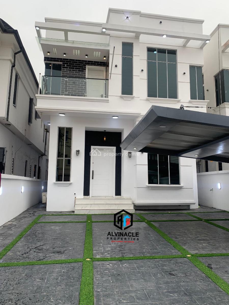 Well Fitted 5 Bedroom Smart Home Duplex, Osapa London, Osapa, Lekki, Lagos, Detached Duplex for Sale
