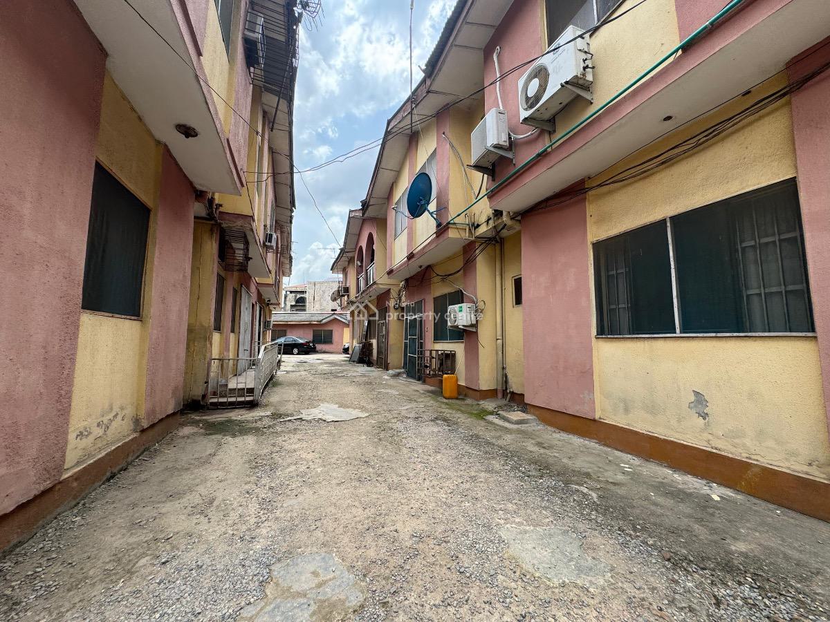 Solid 9 Units of 3 Bedroom Apartments with a Bungalow, Behind Dideolu Estate, Ogba, Ikeja, Lagos, Block of Flats for Sale