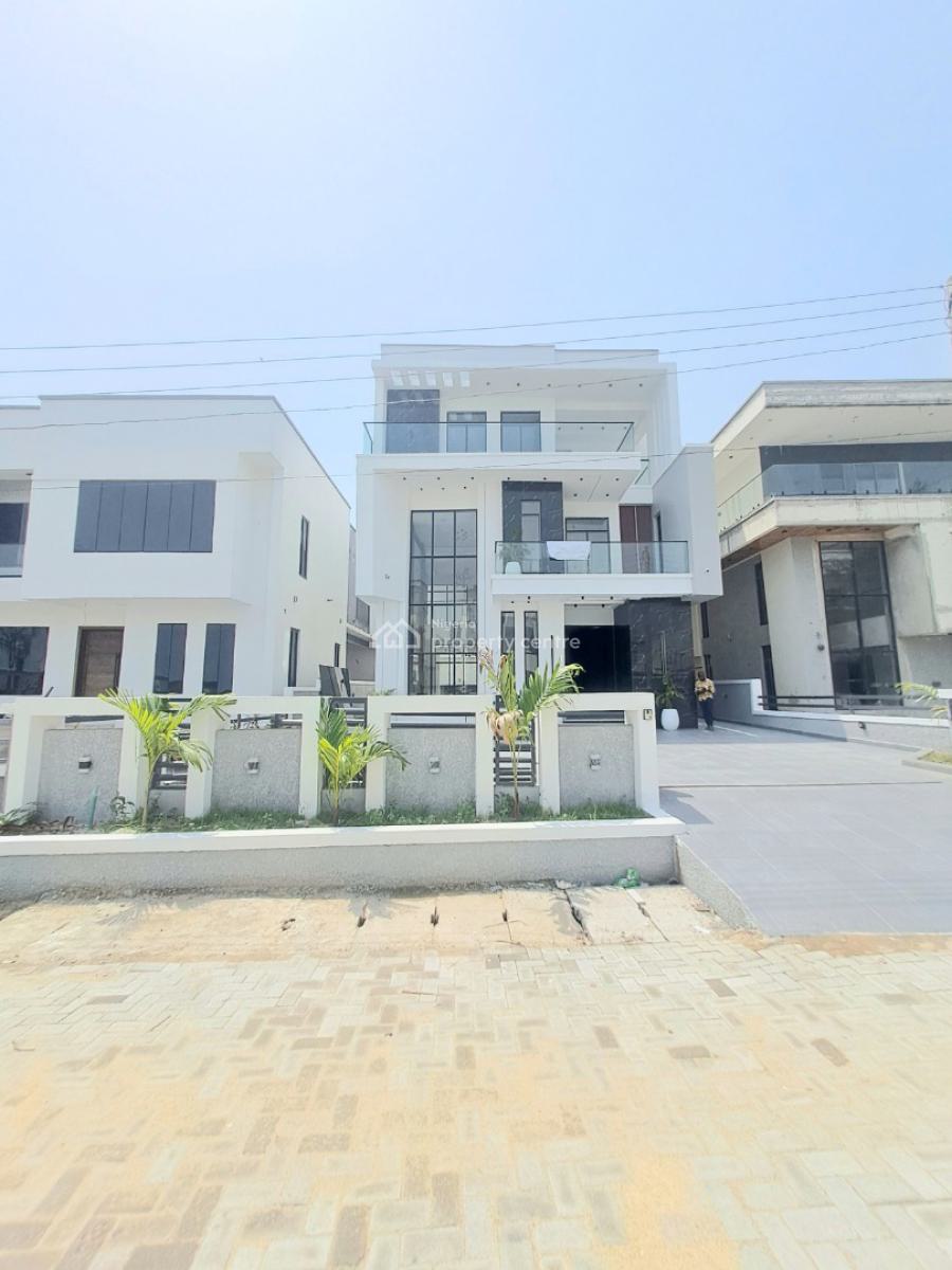 Newly Built 5 Bedroom Detached with Bq, Pool and Cinema, Ikota By Lekki County Home, Lekki, Lagos, Detached Duplex for Sale