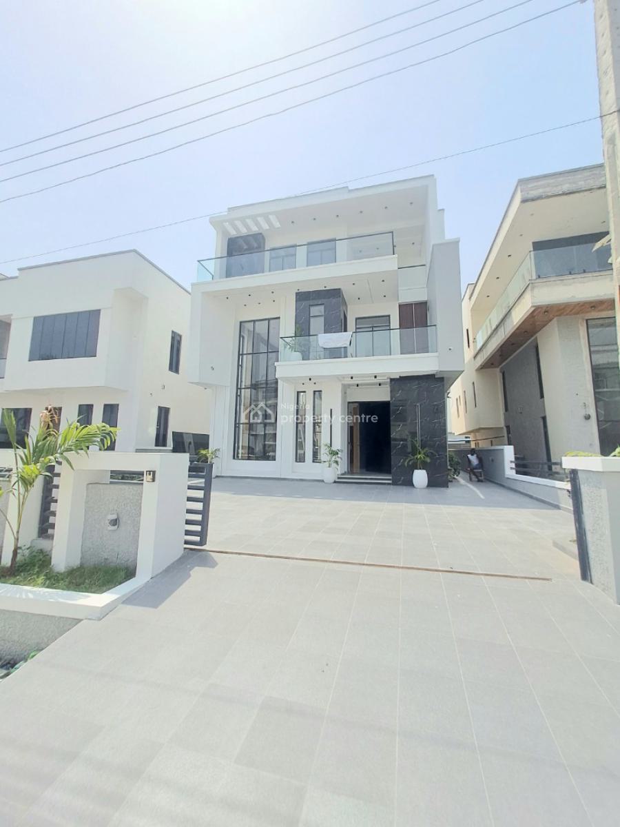 Newly Built 5 Bedroom Detached with Bq, Pool and Cinema, Ikota By Lekki County Home, Lekki, Lagos, Detached Duplex for Sale
