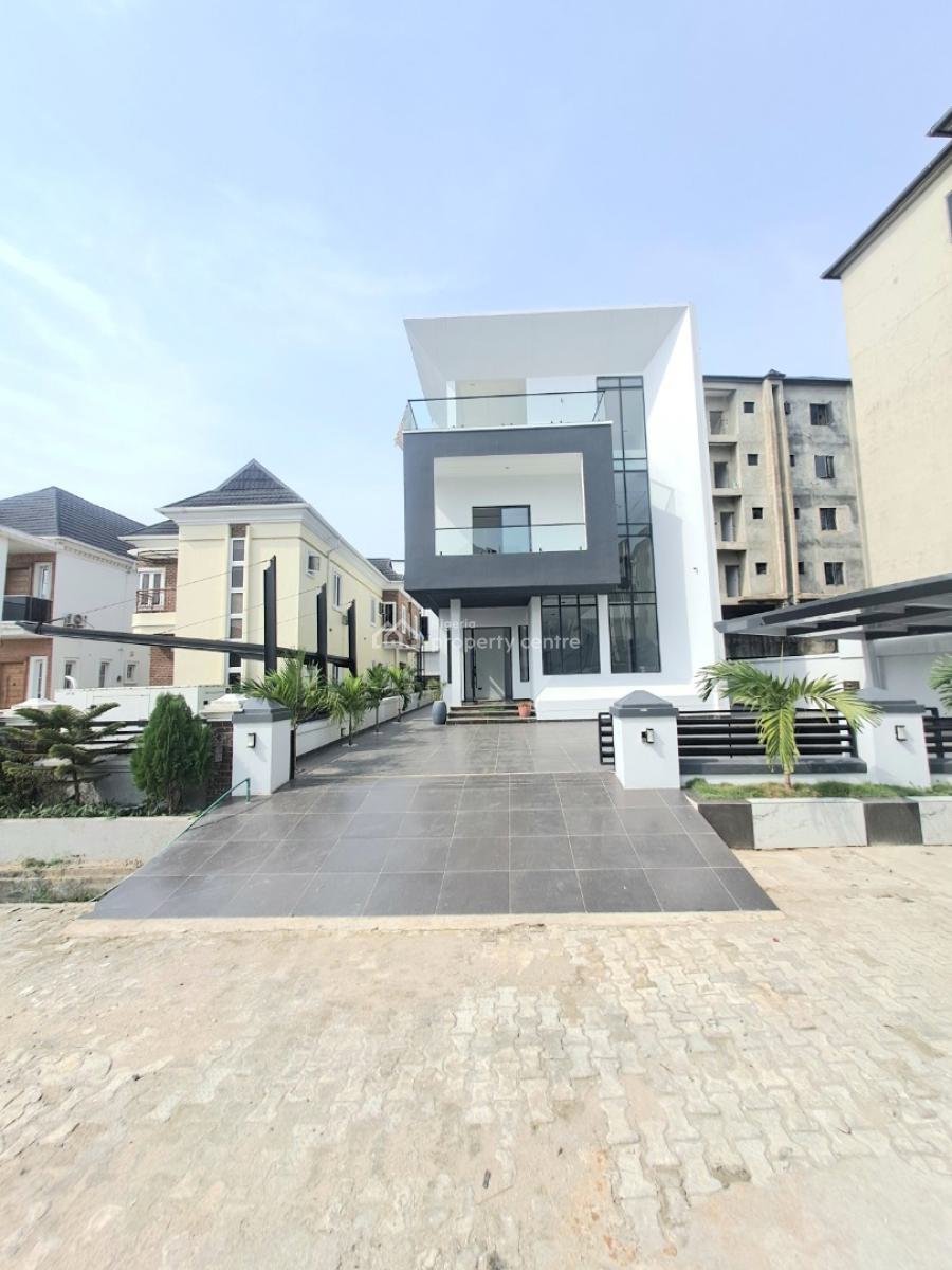 Newly Built 6 Bedroom Detached with Bq, Pool and Cinema, Ikota By Lekki County Home, Lekki, Lagos, Detached Duplex for Sale