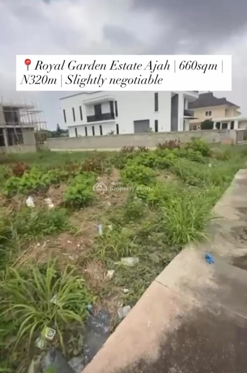 660sqm of Bareland, Royal Garden Estate, Ajah, Lagos, Residential Land for Sale
