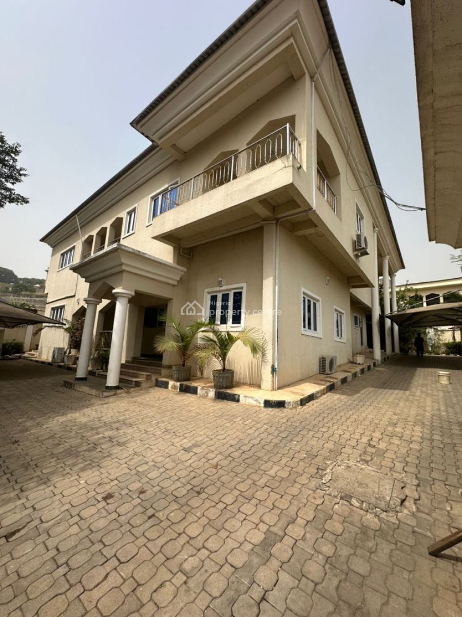 Gallant 5 Bedroom Detached Duplex,2room Bq,chalet,office,laundry, Serene Neighborhood, Maitama District, Abuja, Detached Duplex for Rent
