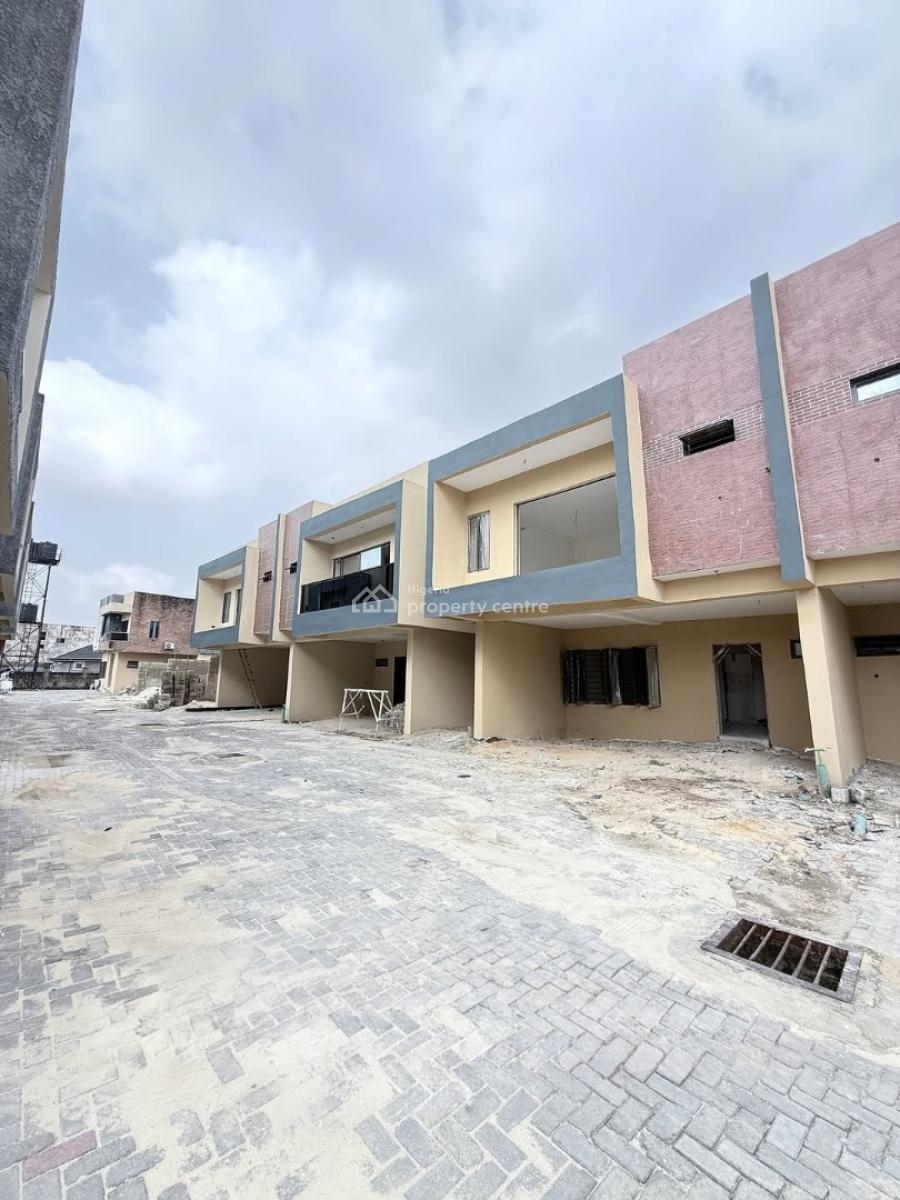 Three Bedroom Terrace Duplex with Bq, Sangotedo, Ajah, Lagos, Terraced Duplex for Sale