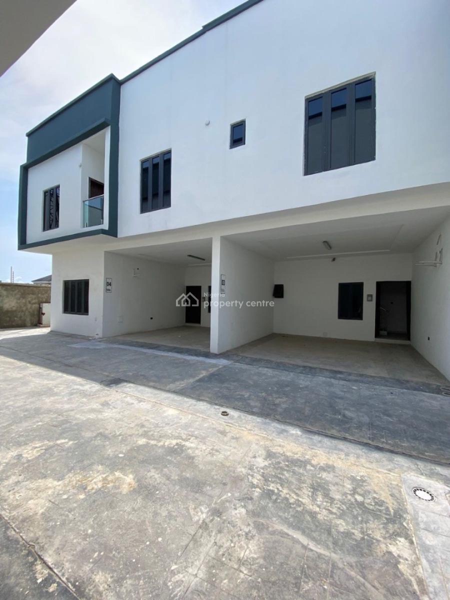 Contemporary Built 4 Bedroom Terrace Duplex at a Priced Location, Orchid Road, 2nd Tollgate, Secured and Gated Estate, Flood Free Roads, Lekki, Lagos, Terraced Duplex for Sale