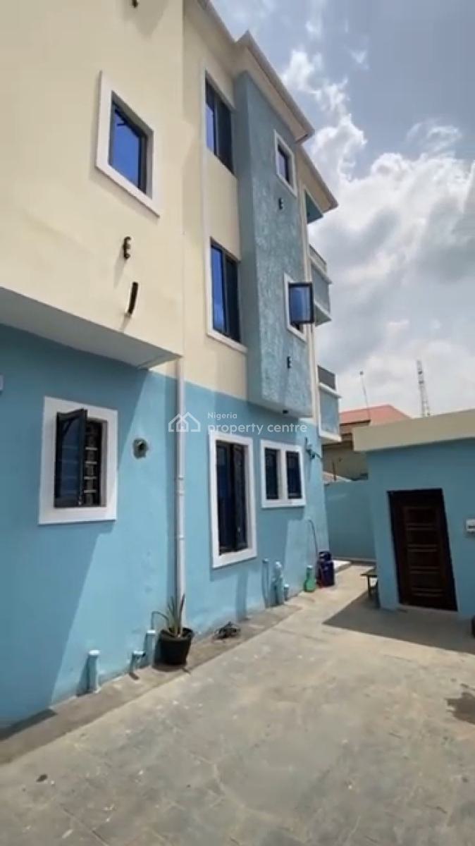 Newly Built Decent Spacious Mini Upflat with 2t 1b All Tilled Pop, Kiniunifa Street Sawmail Gbagada Lagos, Gbagada, Lagos, Mini Flat (room and Parlour) for Rent