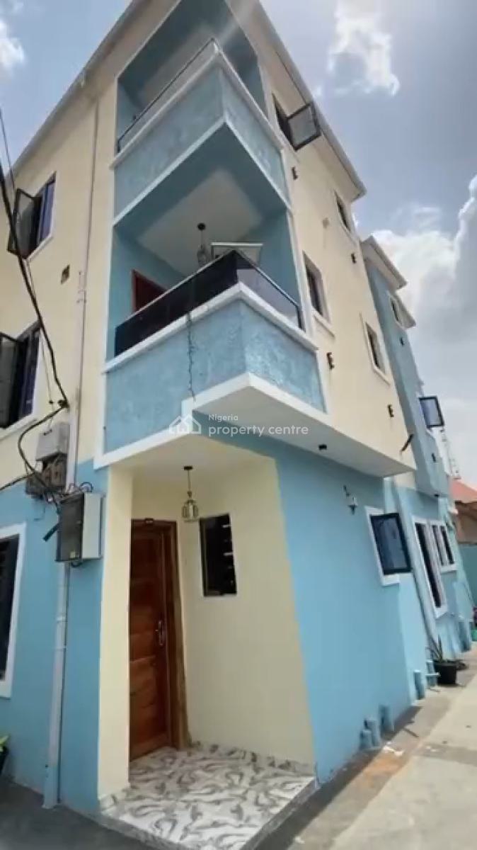 Newly Built Decent Spacious Mini Upflat with 2t 1b All Tilled Pop, Kiniunifa Street Sawmail Gbagada Lagos, Gbagada, Lagos, Mini Flat (room and Parlour) for Rent