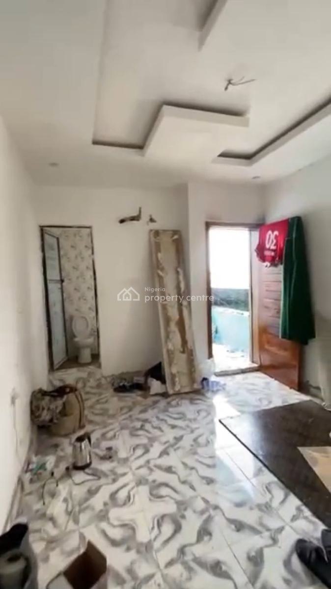 Newly Built Decent Spacious Mini Upflat with 2t 1b All Tilled Pop, Kiniunifa Street Sawmail Gbagada Lagos, Gbagada, Lagos, Mini Flat (room and Parlour) for Rent
