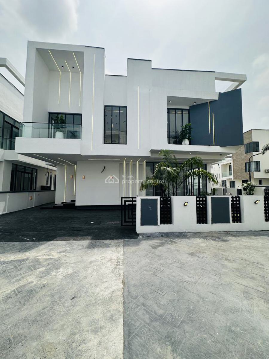 Contemporary Luxury 5 Bedroom Fully Detached Duplex, Chevron Toll Gate, Lekki, Lagos, Detached Duplex for Sale