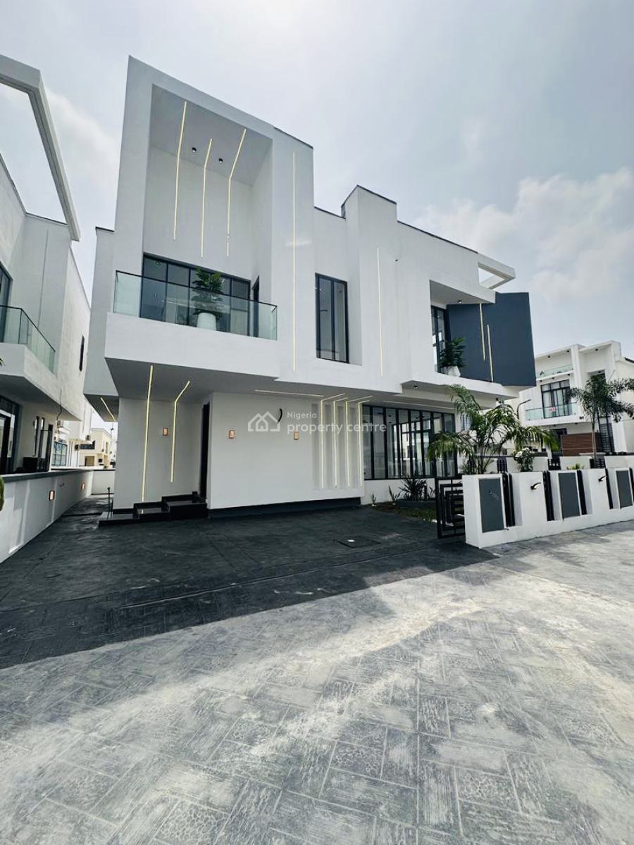 Contemporary Luxury 5 Bedroom Fully Detached Duplex, Chevron Toll Gate, Lekki, Lagos, Detached Duplex for Sale
