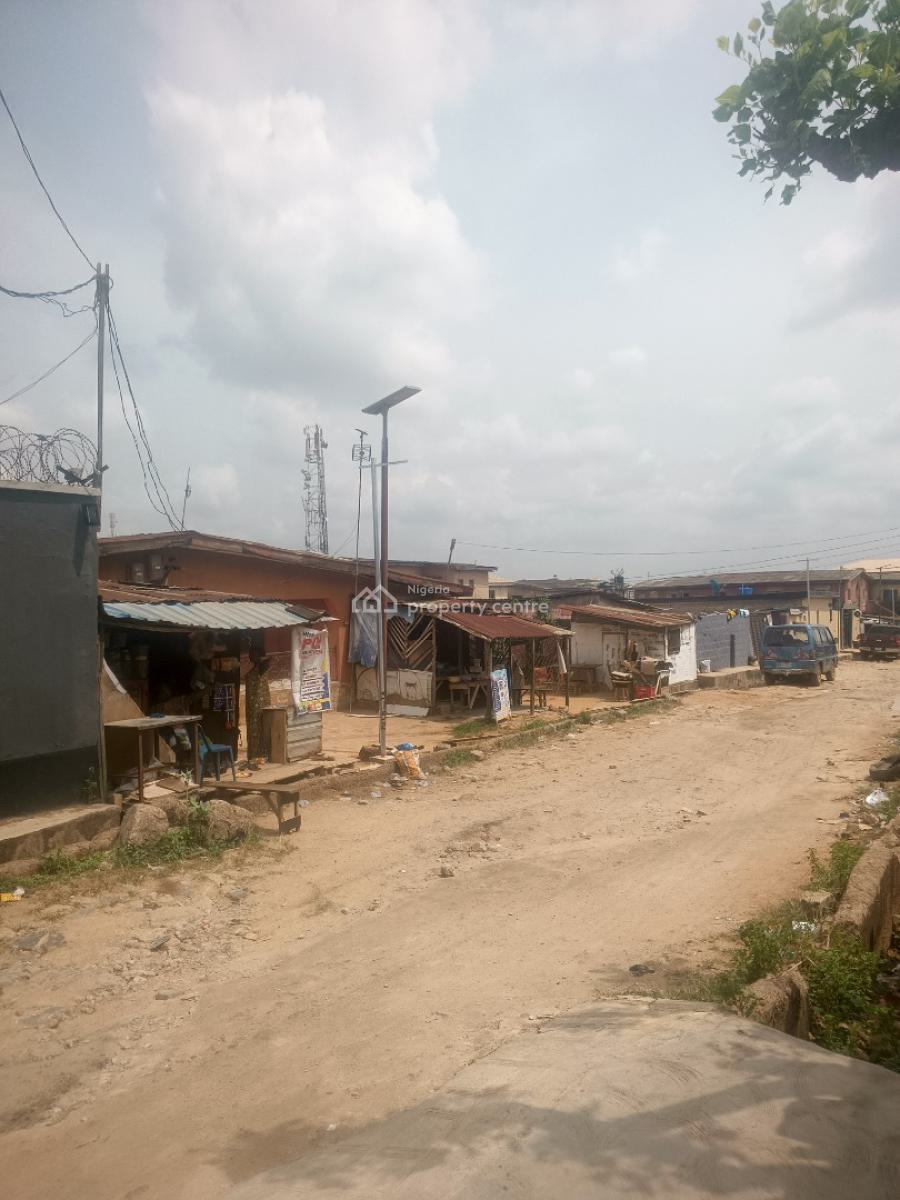 a Plot of Land & Quarter  (700sqm) All Purposes, Off Ajayi Rd Ogba Lagos, Ogba, Ikeja, Lagos, Mixed-use Land for Sale