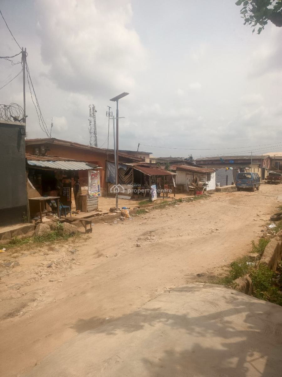 a Plot of Land & Quarter  (700sqm) All Purposes, Off Ajayi Rd Ogba Lagos, Ogba, Ikeja, Lagos, Mixed-use Land for Sale