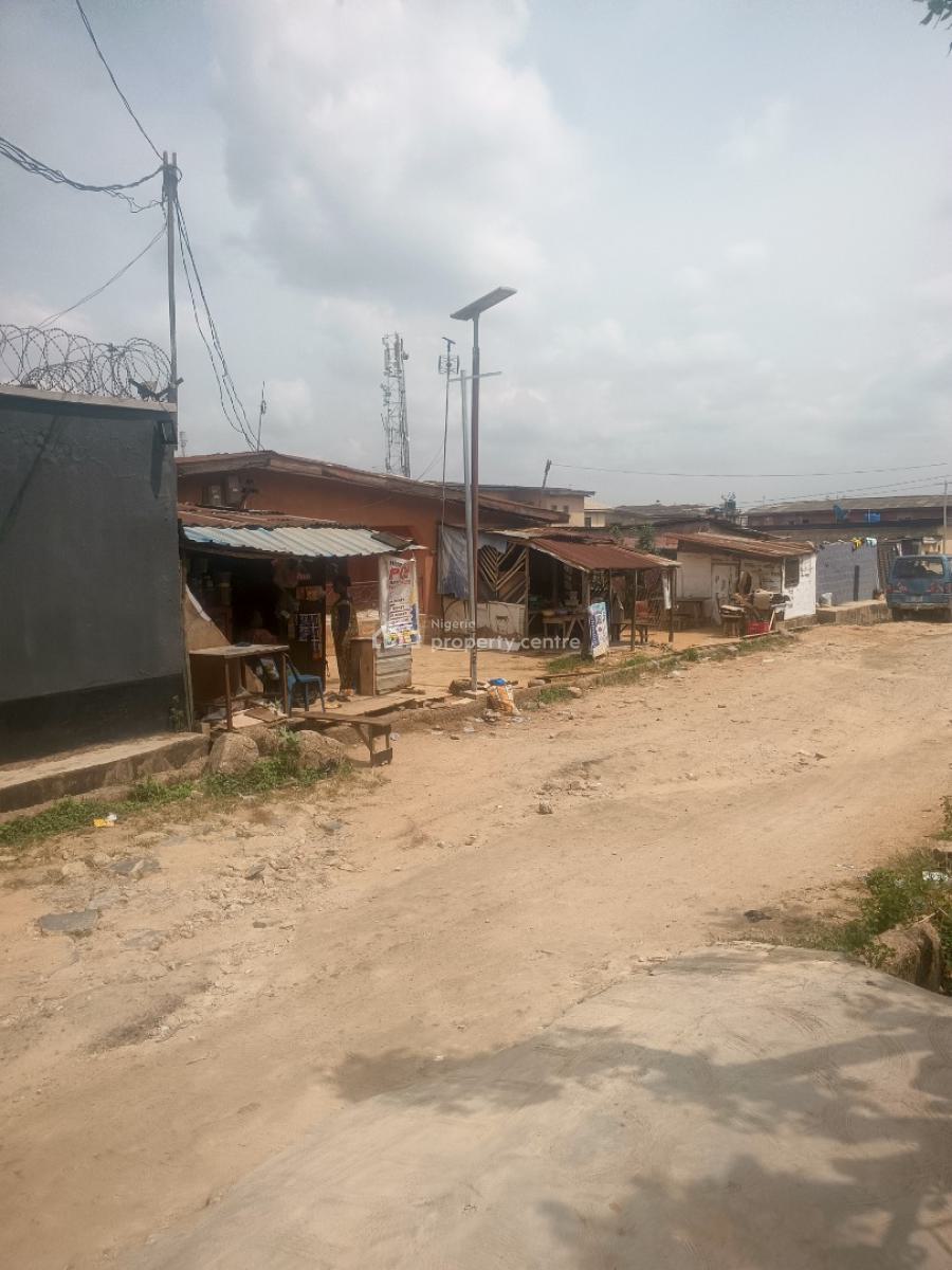a Plot of Land & Quarter  (700sqm) All Purposes, Off Ajayi Rd Ogba Lagos, Ogba, Ikeja, Lagos, Mixed-use Land for Sale
