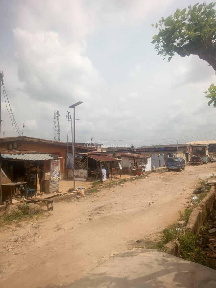 a Plot of Land & Quarter  (700sqm) All Purposes, Off Ajayi Rd Ogba Lagos, Ogba, Ikeja, Lagos, Mixed-use Land for Sale