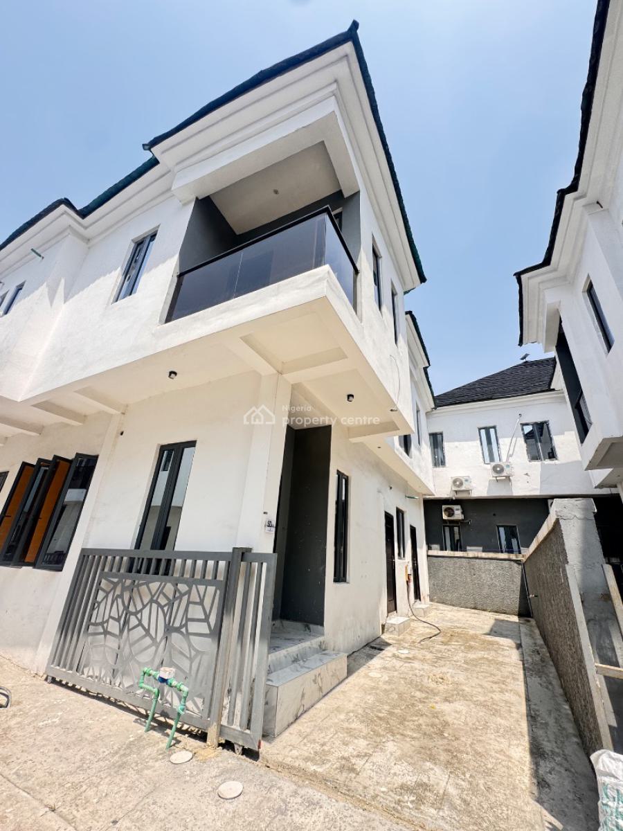 3 Bedroom Duplex Self Compound Semi Detached with Bq Fully Service, Harris Drive Lekki Lagos State, Lekki, Lagos, Semi-detached Duplex for Rent
