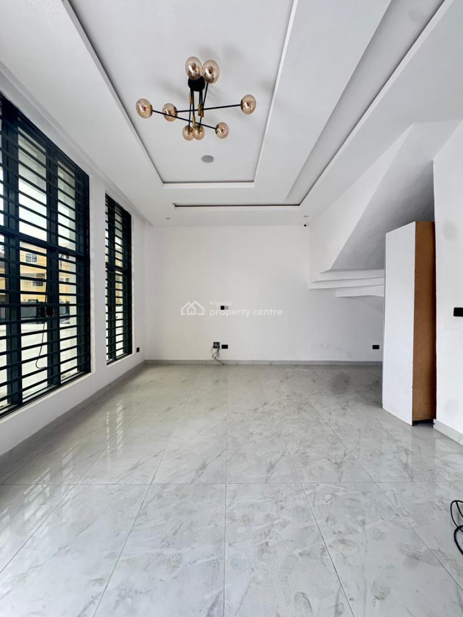 Spacious 4  Bedroom Semi-detached  Duplex  with a Maids Room, Osapa, Lekki, Lagos, Semi-detached Duplex for Sale