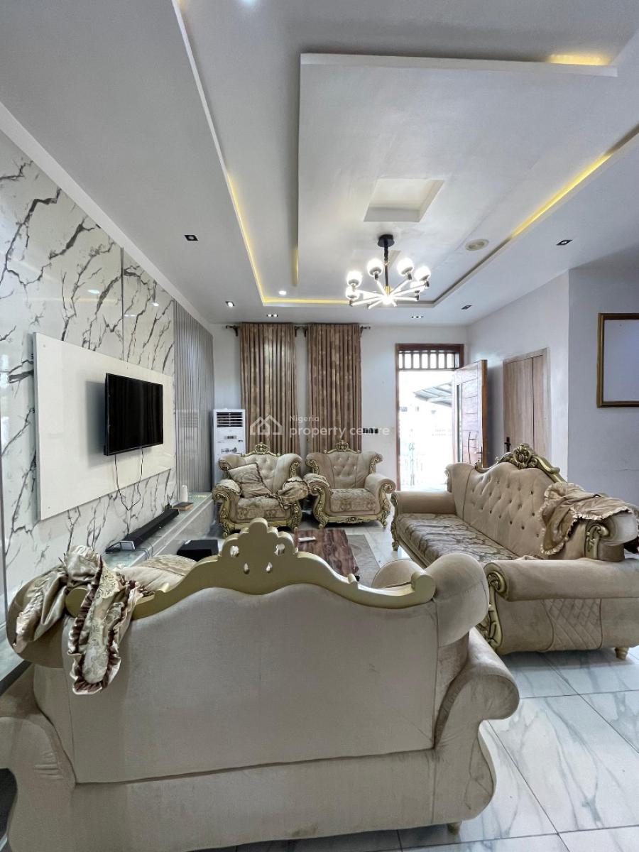 Very Spacious 4 Bedroom Fully Detached with Bq Can Pay 5 Cars, Orchid Road Lekki Lagos State, Lekki, Lagos, Detached Duplex for Sale