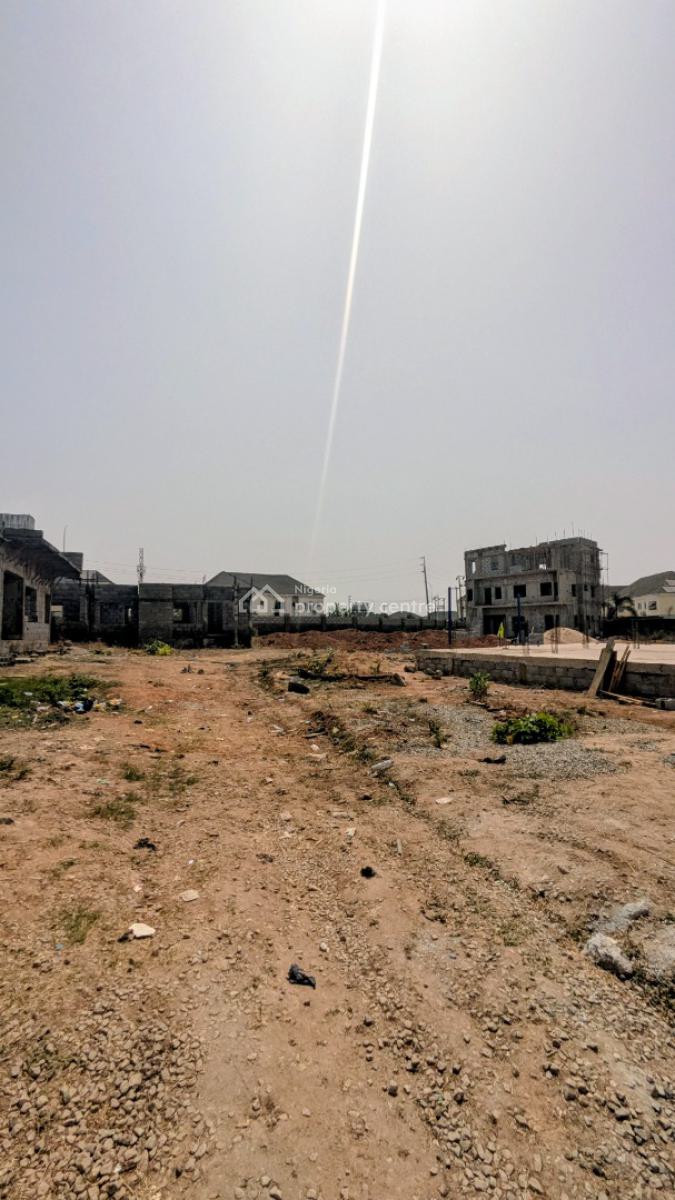 500sqm Estate Plot for 5bedroom Detached Duplex with Bq, By Nizamiye Hospital, Karmo, Abuja, Residential Land for Sale