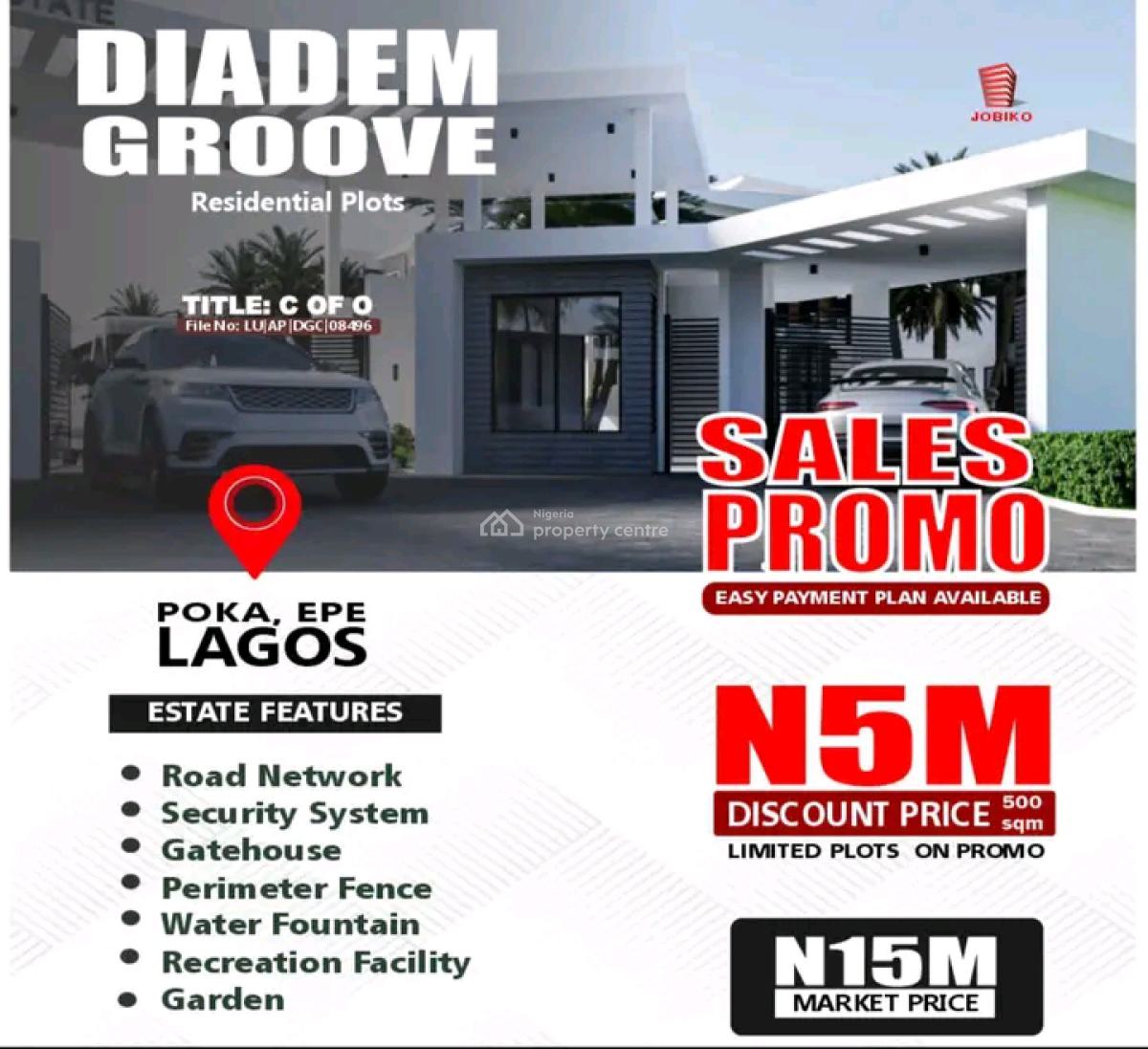 C of O Title Land 2 Plots Away From Express Road, Poka Town Epe Road, Epe, Lagos, Mixed-use Land for Sale