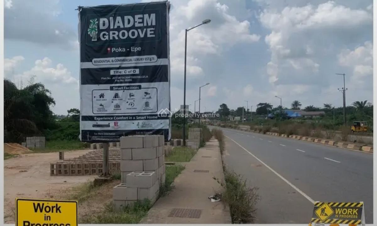 C of O Title Land 2 Plots Away From Express Road, Poka Town Epe Road, Epe, Lagos, Mixed-use Land for Sale