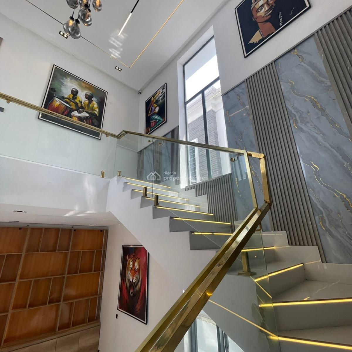 Exquisitely Finished Luxury 5 Bedroom Detached Duplex with Pool,bq, Chevron Toll Gate, Lekki, Lagos, Detached Duplex for Sale