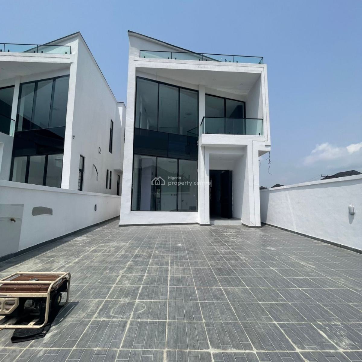 Luxury 5 Bedroom Fully Detached Duplex with Swimming Pool and Bq, Chevron Toll Gate, Lekki, Lagos, Detached Duplex for Sale