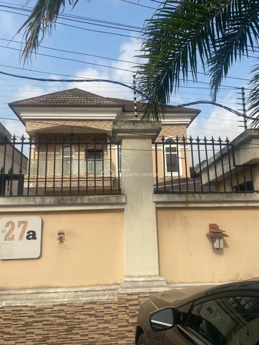 5 Bedroom Fully Detached Duplex with Two Rooms Bq, Off Durosimi Ettim, Lekki Phase 1, Lekki, Lagos, Detached Duplex for Rent