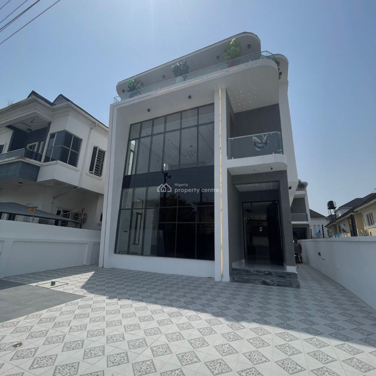 Exquisitely Finished Luxury 5 Bedroom Fully Detached Duplex, Chevron Toll Gate, Chevron Axis, Lekki, Lagos, Detached Duplex for Sale