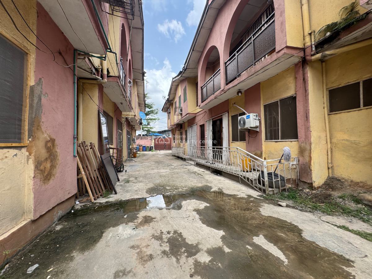 Land in a Secured Estate with 9 Units of 3 Bedroom Flat, Ogba, Ikeja, Lagos, Residential Land for Sale