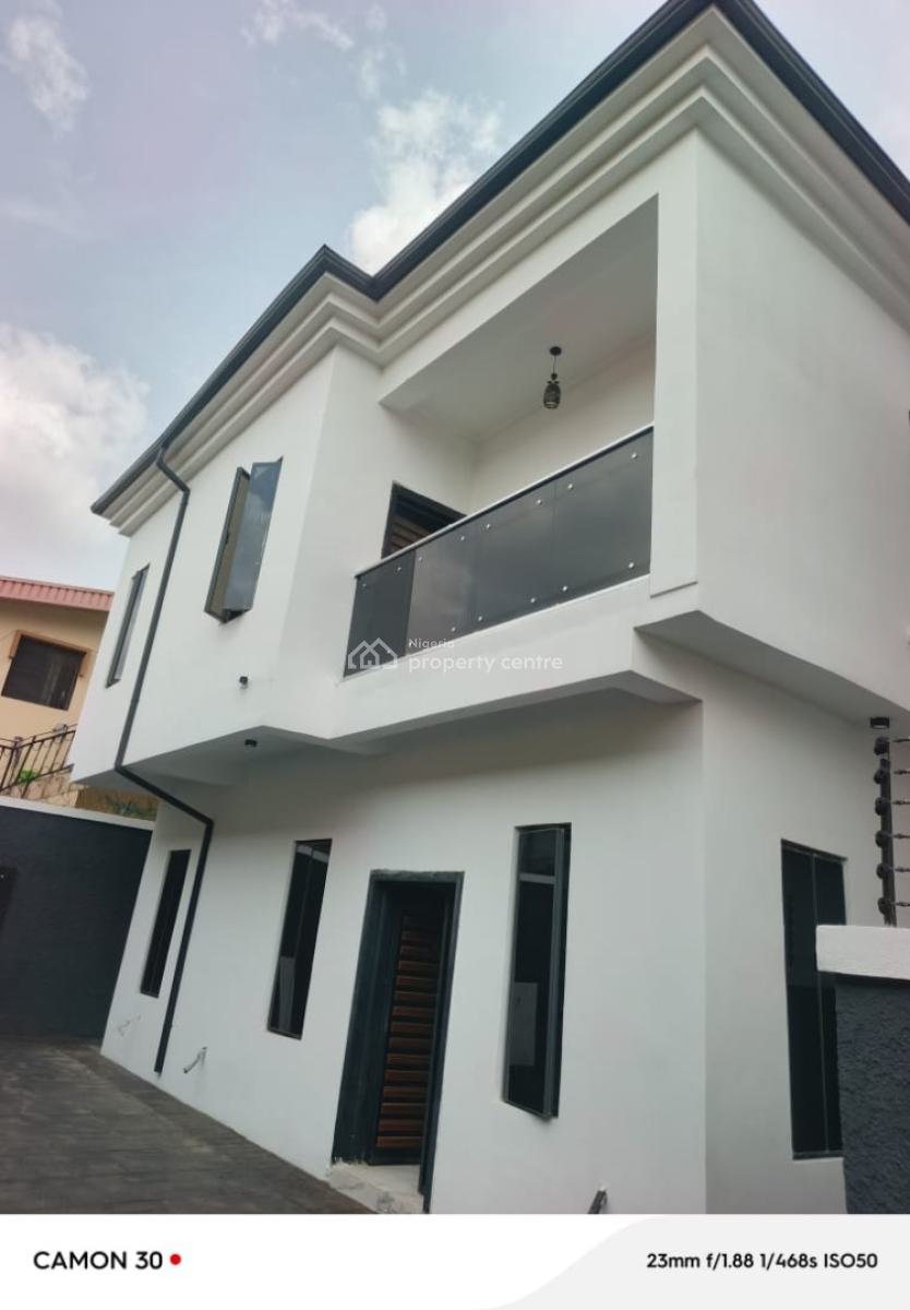 New 4 Bedroom Detached Duplex with Bq, Gra Phase 1, Magodo, Lagos, Detached Duplex for Sale